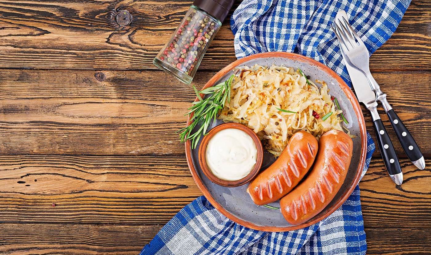 european food sausage sauerkraut walsall