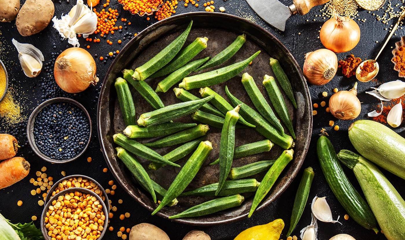 fresh vegetables okra store walsall