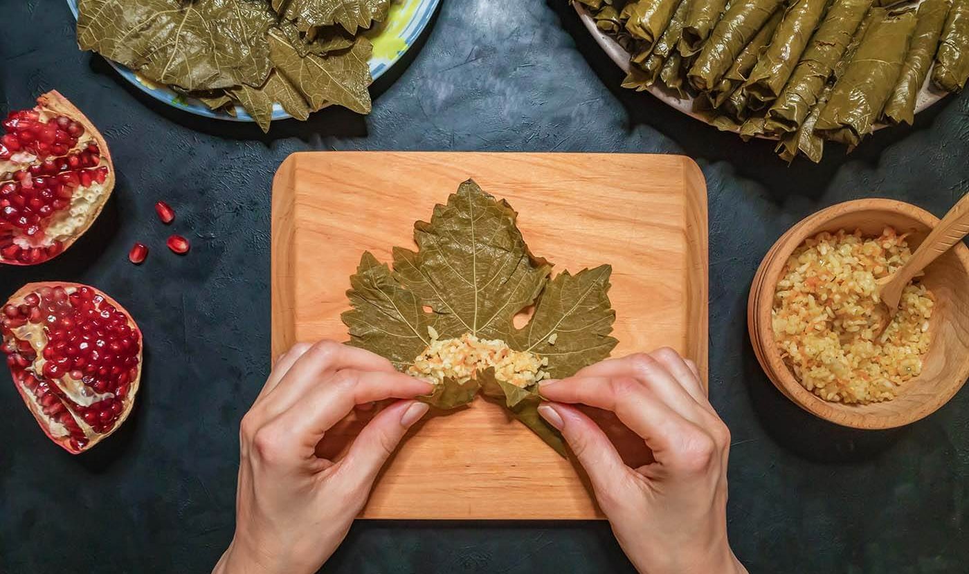 middle eastern stuffed vine leaves supermarket walsall